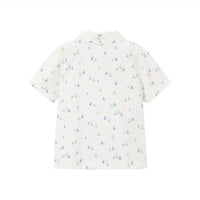 Mayoral - Boy's Short Sleeve Mini Sailboats Polo Shirt