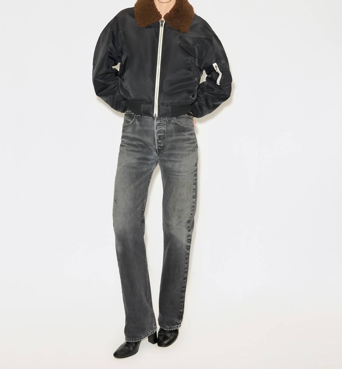Re/Done - Shrunken Bomber Jacket