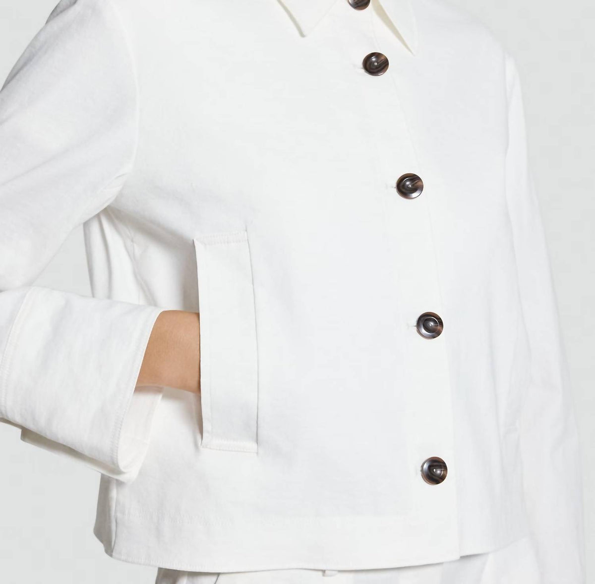 Theory - Cropped Shirt Jacket