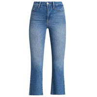Frame - Women's Le Super High Crop Mini Boot Raw Hem Jeans