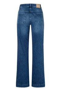 MAC Jeans Double Wide Galon Jeans in blue - women's jeans - view 5