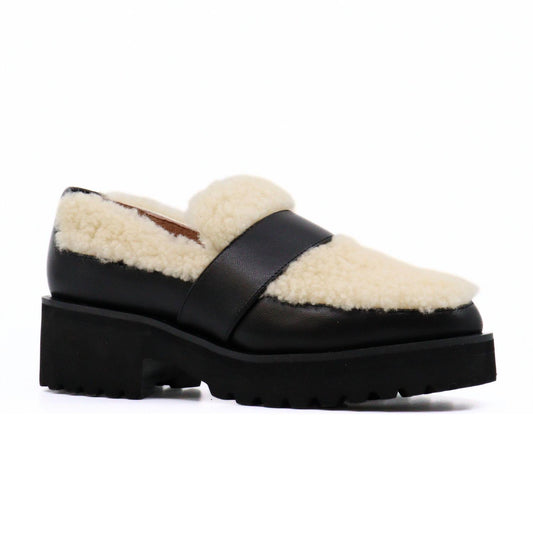 All Black - Women's Sherpa Loafer