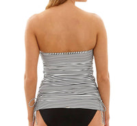 Panache - Underwire Bandeau Tankini Top - D-Cup