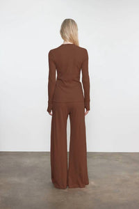 Enza Costa - CASHMERE EASY CUFFED U TOP