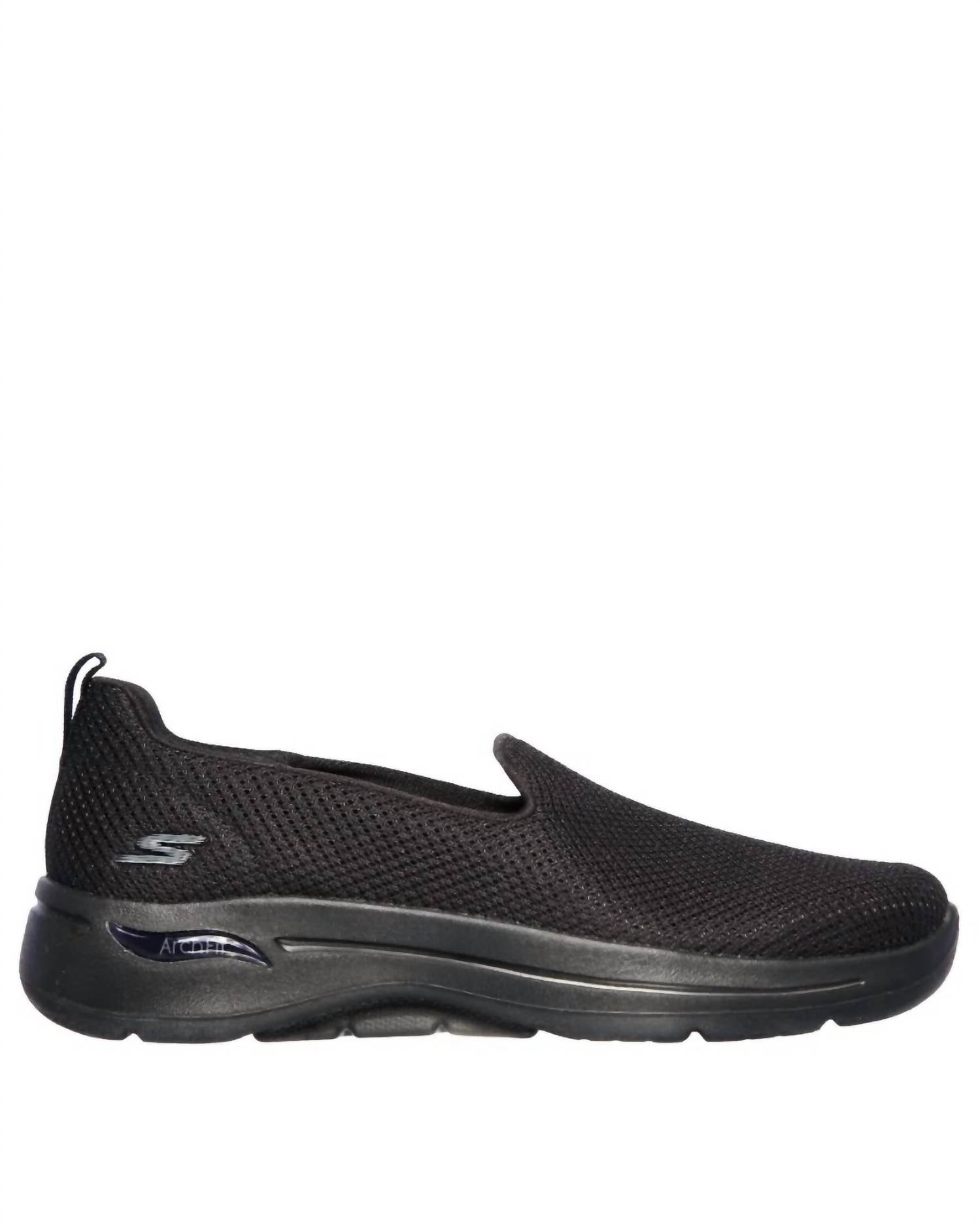 Skechers Women's Gowalk Arch Fit Grateful Slip On Style Sneaker in black - women's sneaker