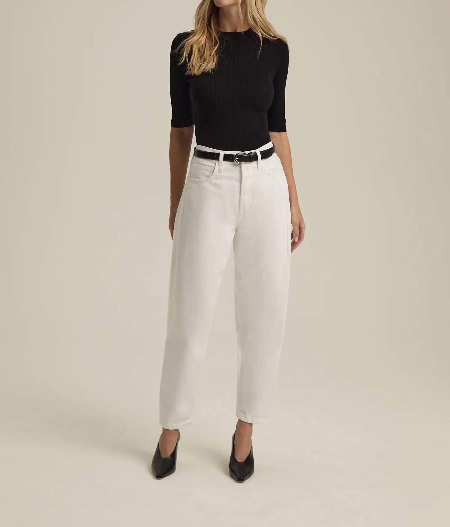 Favorite Daughter - Nikki Mid Rise Barrel Jeans