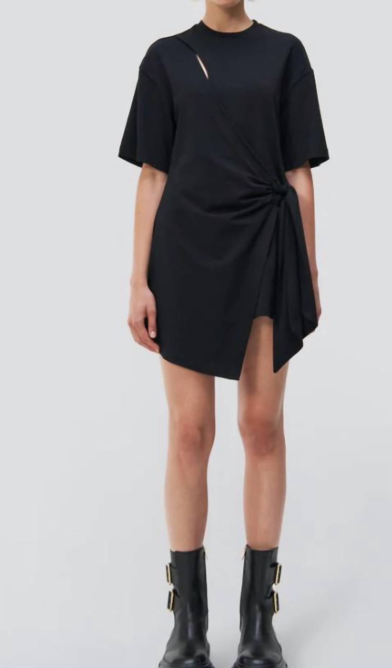SIMKHAI Livia Mini Dress in black - women's dress