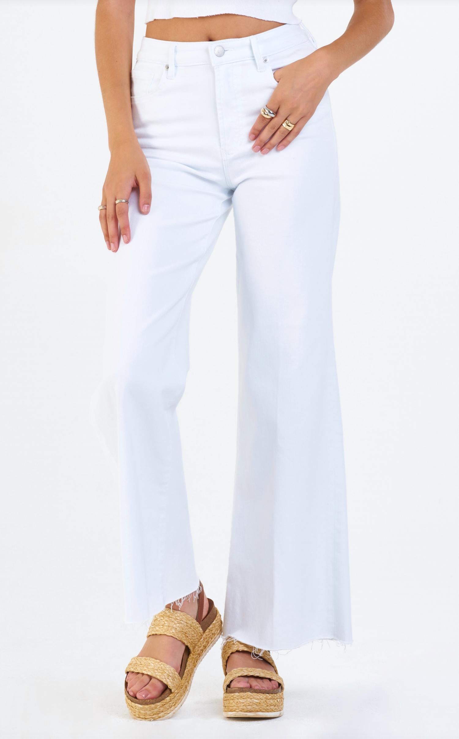 Dear John Denim - Fiona Mid Rise Wide Leg Jeans