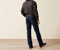 ARIAT M7 Slim Baron Straight Leg Jeans in hampton - men's jeans - detail view