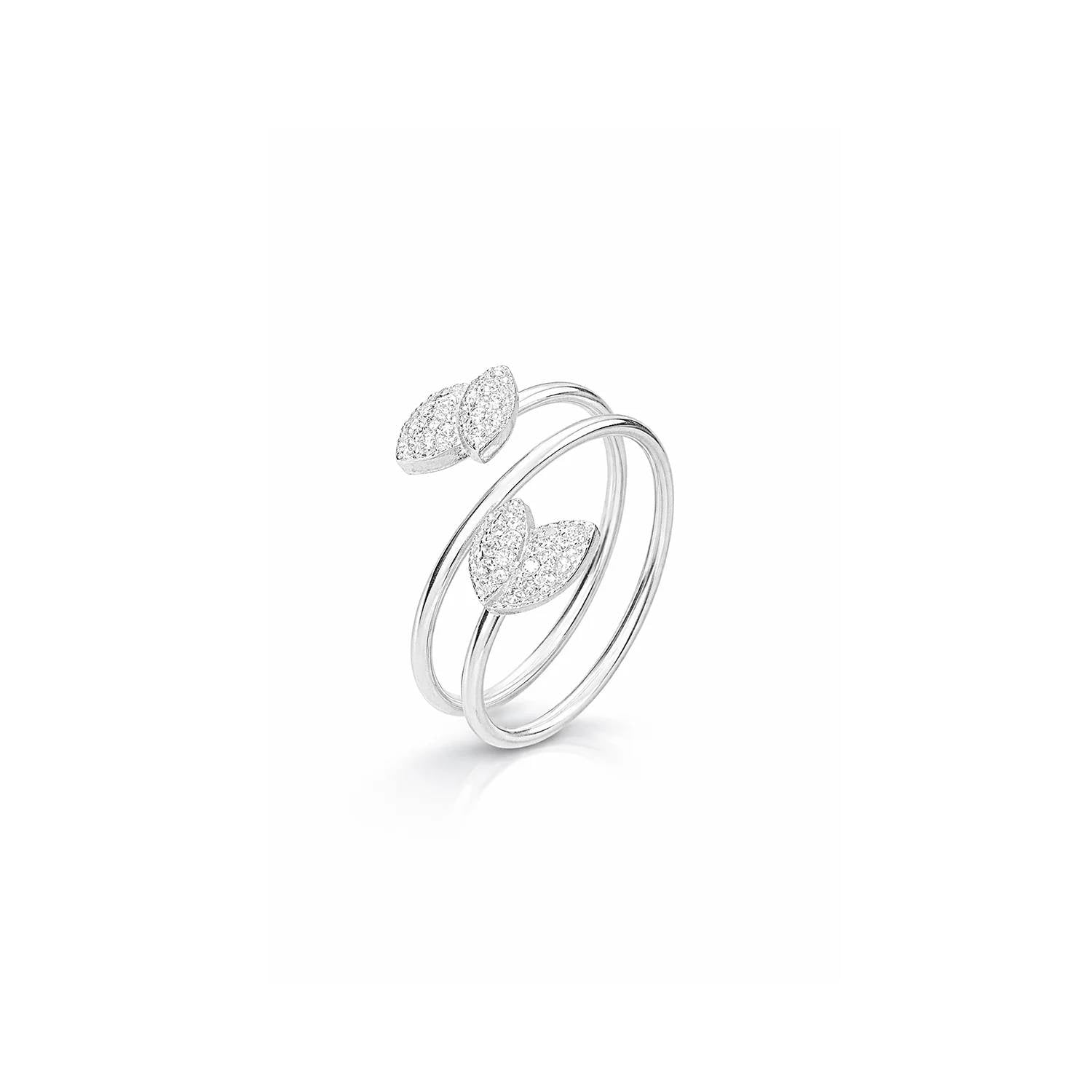 Gold & Honey - Women's Leaf Wrap Around Ring