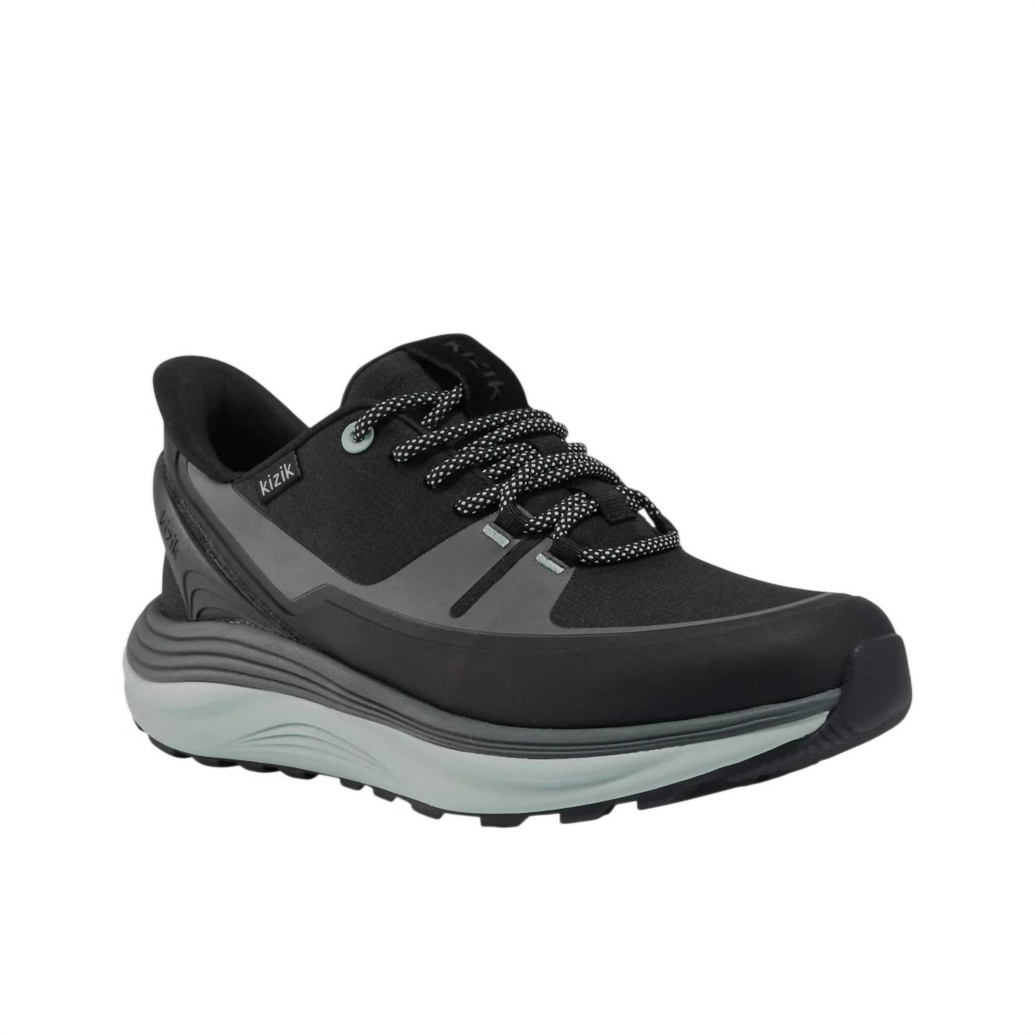 kizik Women's London Low Top Sneakers in black - women's sneaker