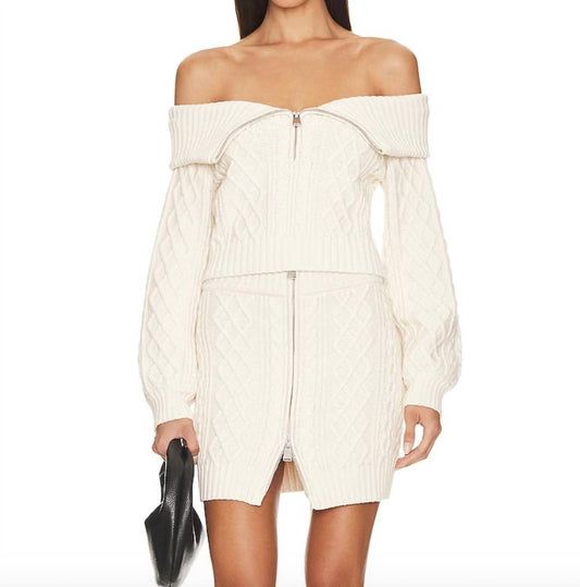 Salma off the Shoulder Pullover