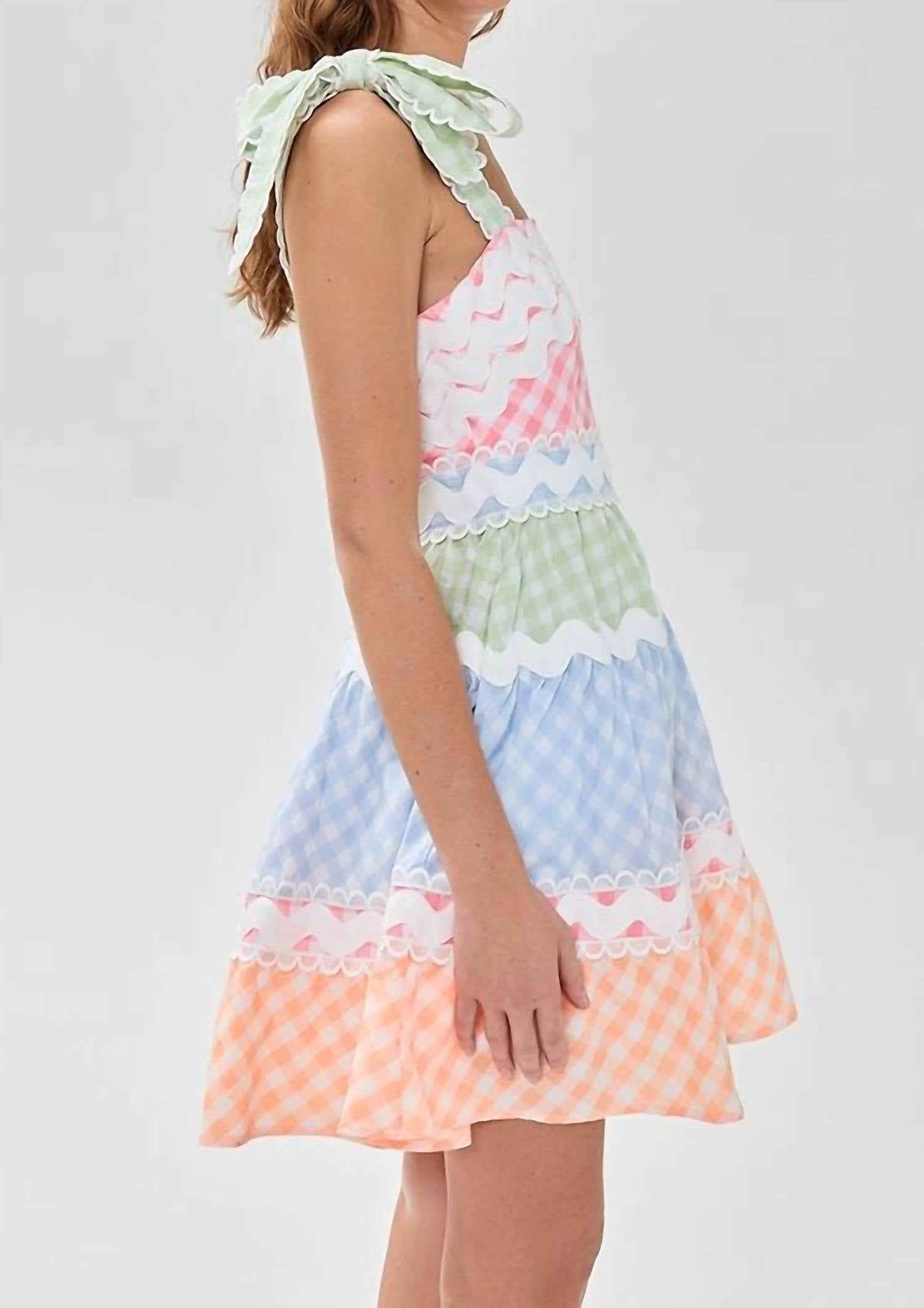 Celia B - Jade Short Vichy Dress