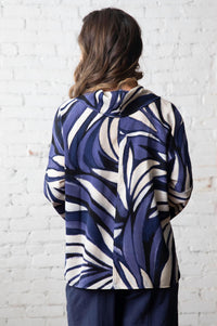 Habitat - Georgette Waves Cowl Pullover