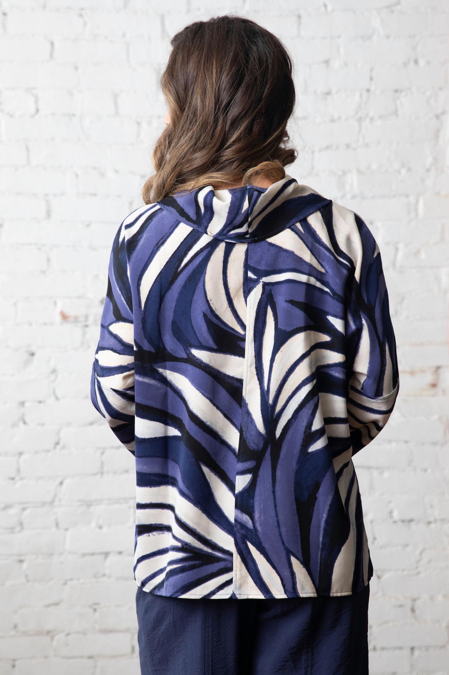 Habitat - Georgette Waves Cowl Pullover
