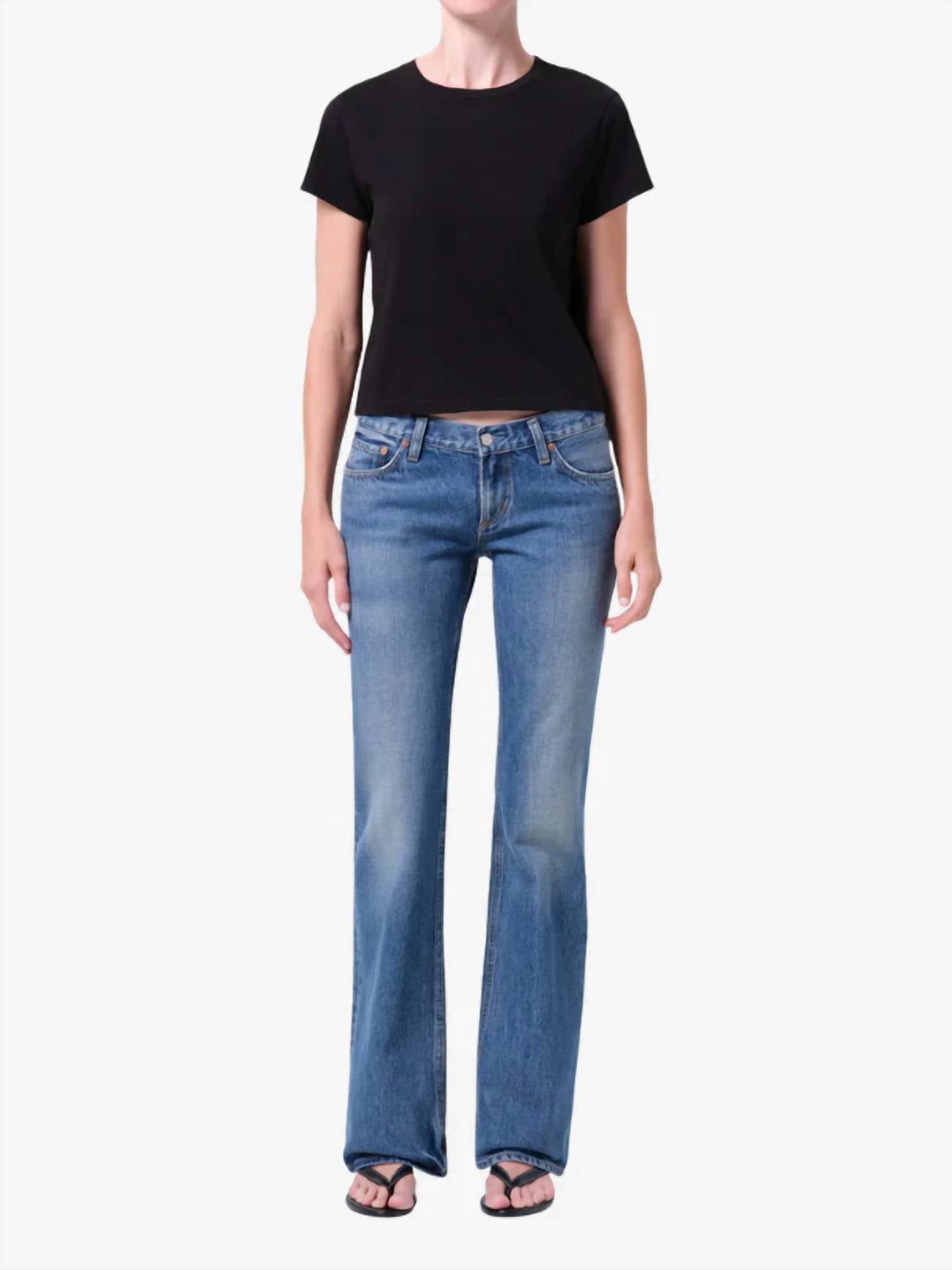 Agolde - Low Rise Bootcut Jeans