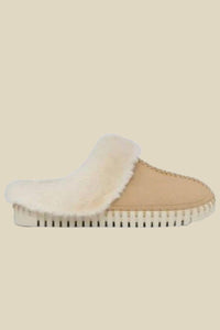 Ilse Jacobsen - Women's Tulip Faux Fur Trim Slippers