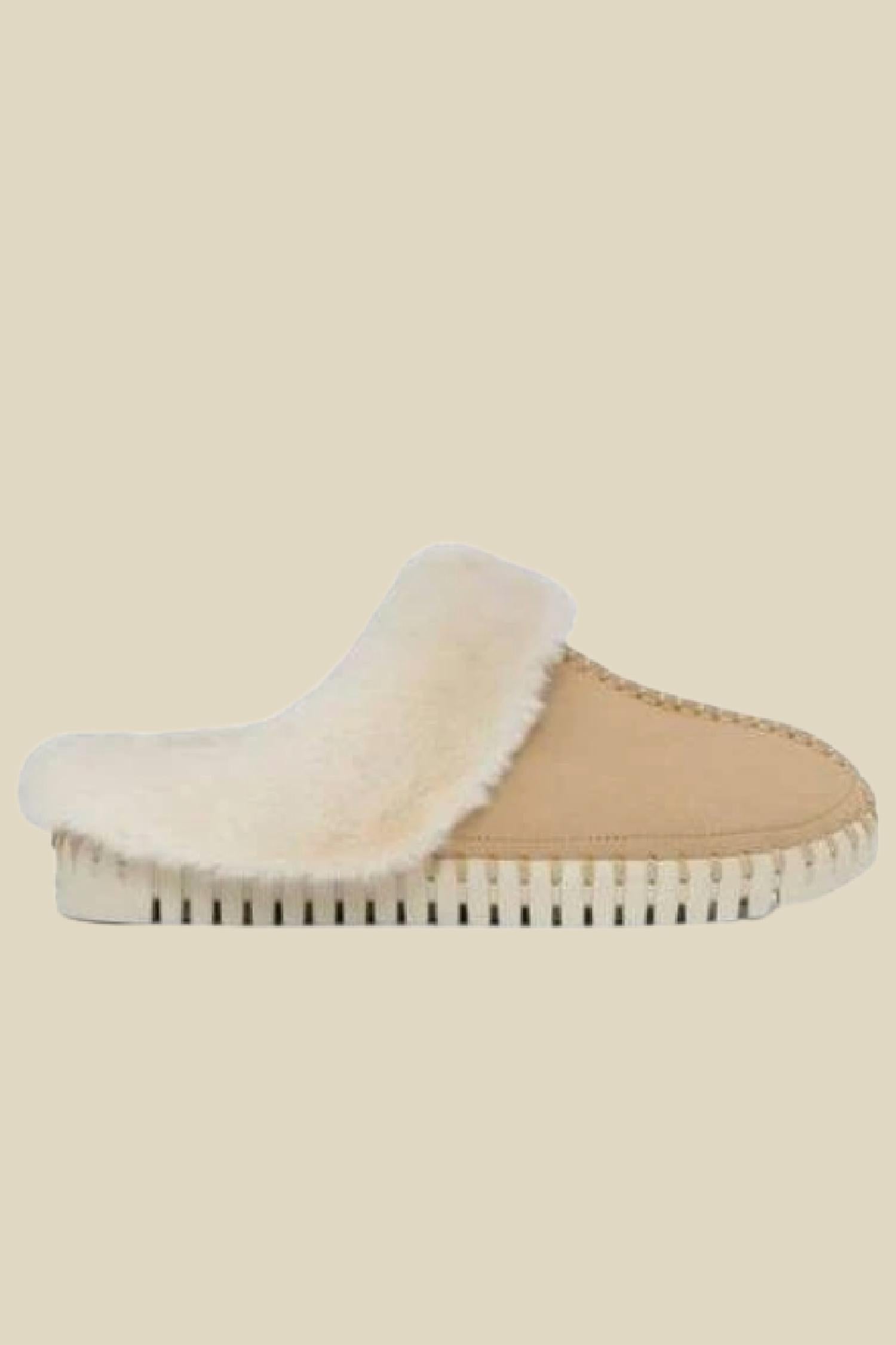 Ilse Jacobsen - Women's Tulip Faux Fur Trim Slippers