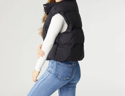 Coco + Carmen - Jana Chunky Down Vest With Cinched Bottom