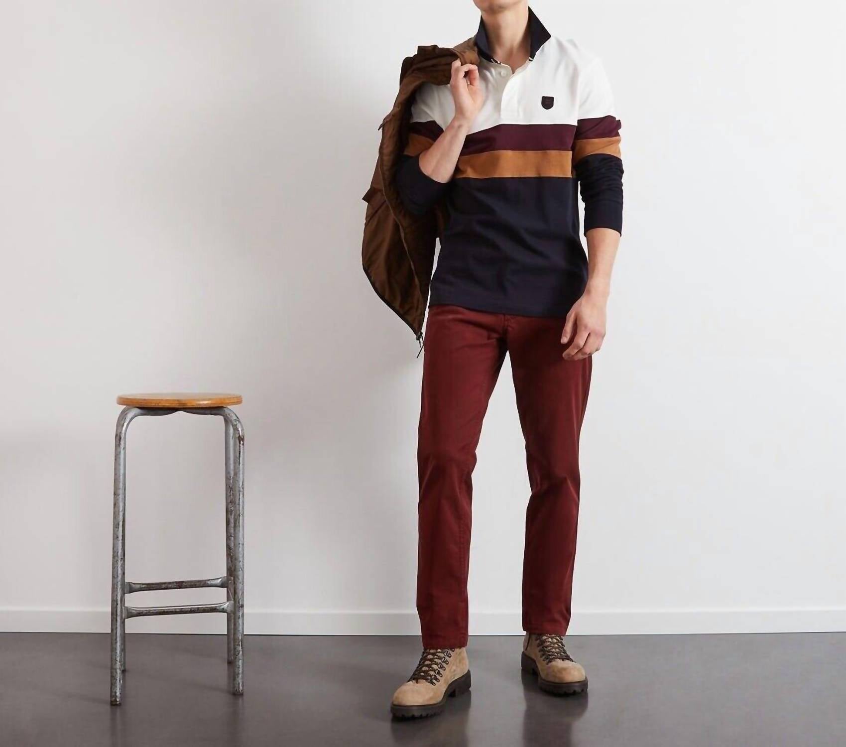 Eden Park - Bordeaux Chinos Stretch Cotton Jeans