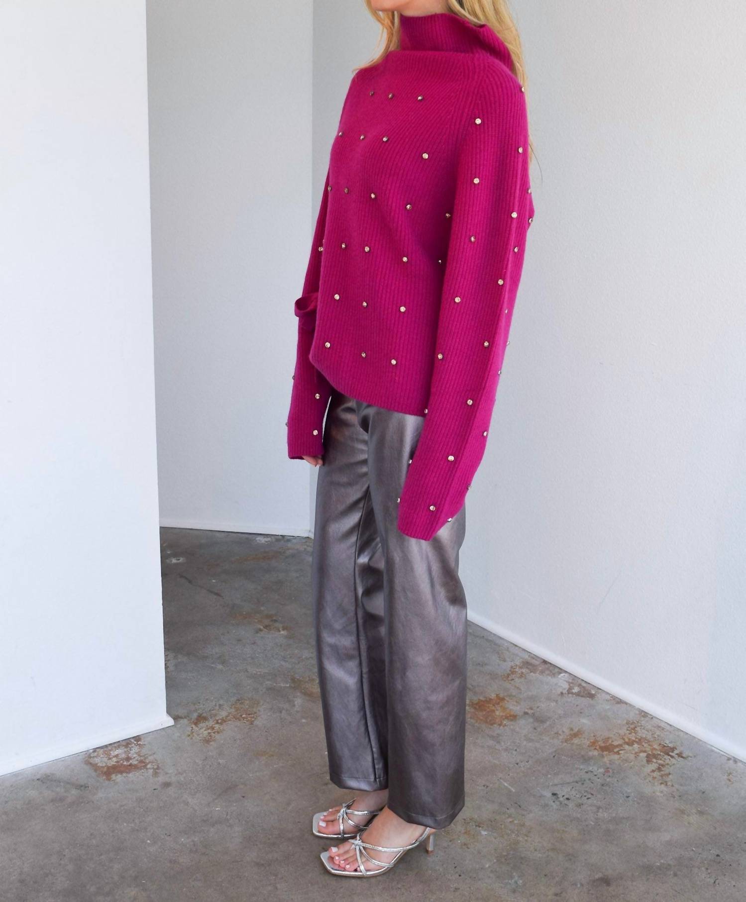 Never A Wallflower - Seeing Stars Turtle Neck Sweater