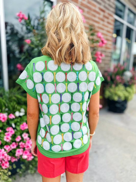 Queen Of Sparkles - Women's Golf Ball Top