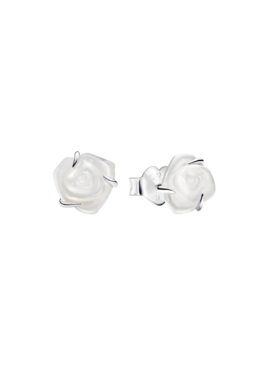 Pandora - Rose In Bloom Stud Earrings