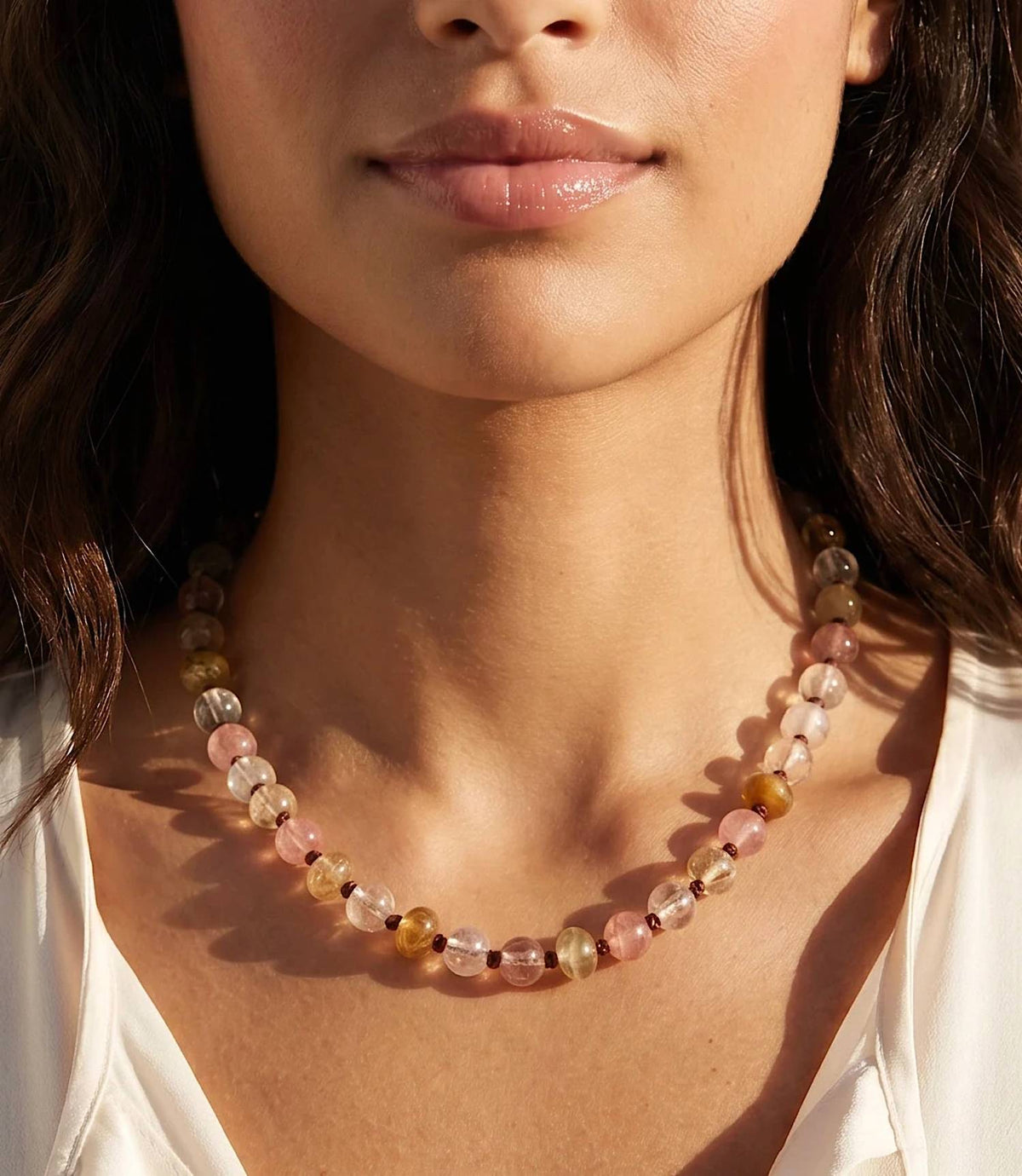 Marlyn Schiff - Women's Beaded Gemstone Necklace