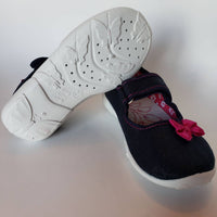 Renbut Shoes - Girl's Velcro Strap Mary Jane Casual Flat Shoe