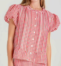 Sundays - Arden Bubble Sleeves Top