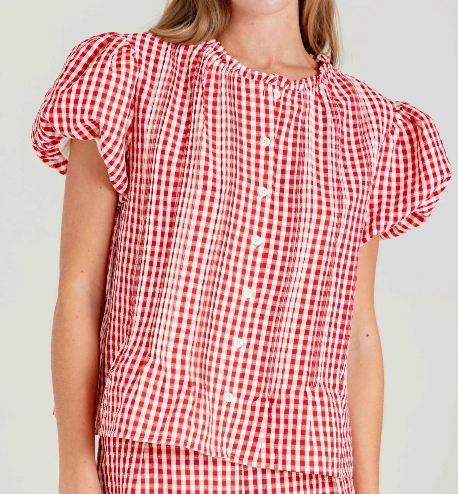Sundays - Arden Bubble Sleeves Top