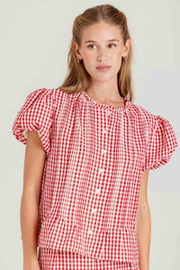 Sundays - Arden Bubble Sleeves Top
