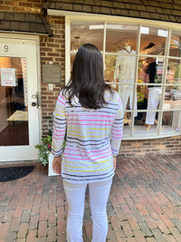 Eli - Stripe V-neck Tunic