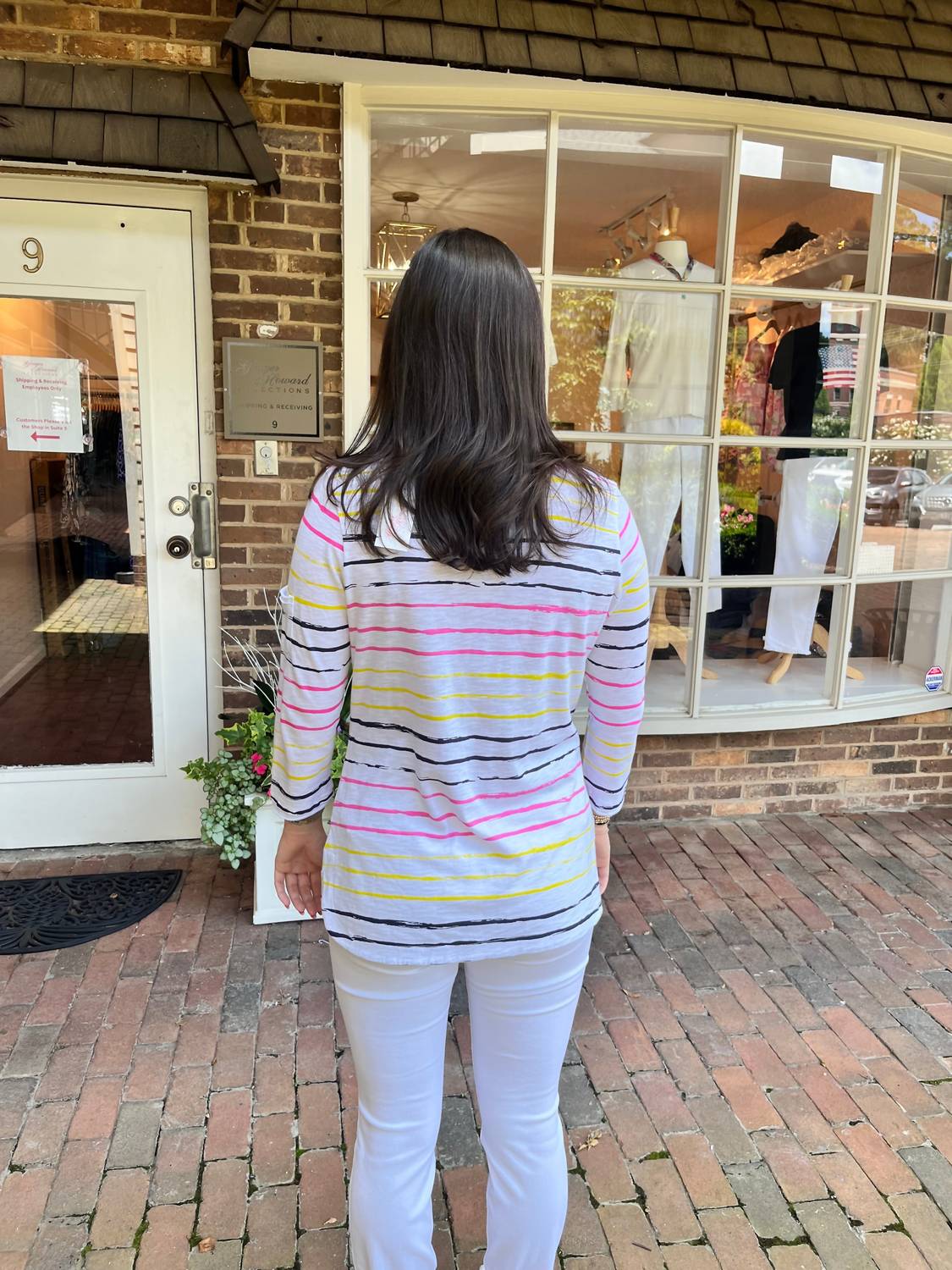 Eli - Stripe V-neck Tunic
