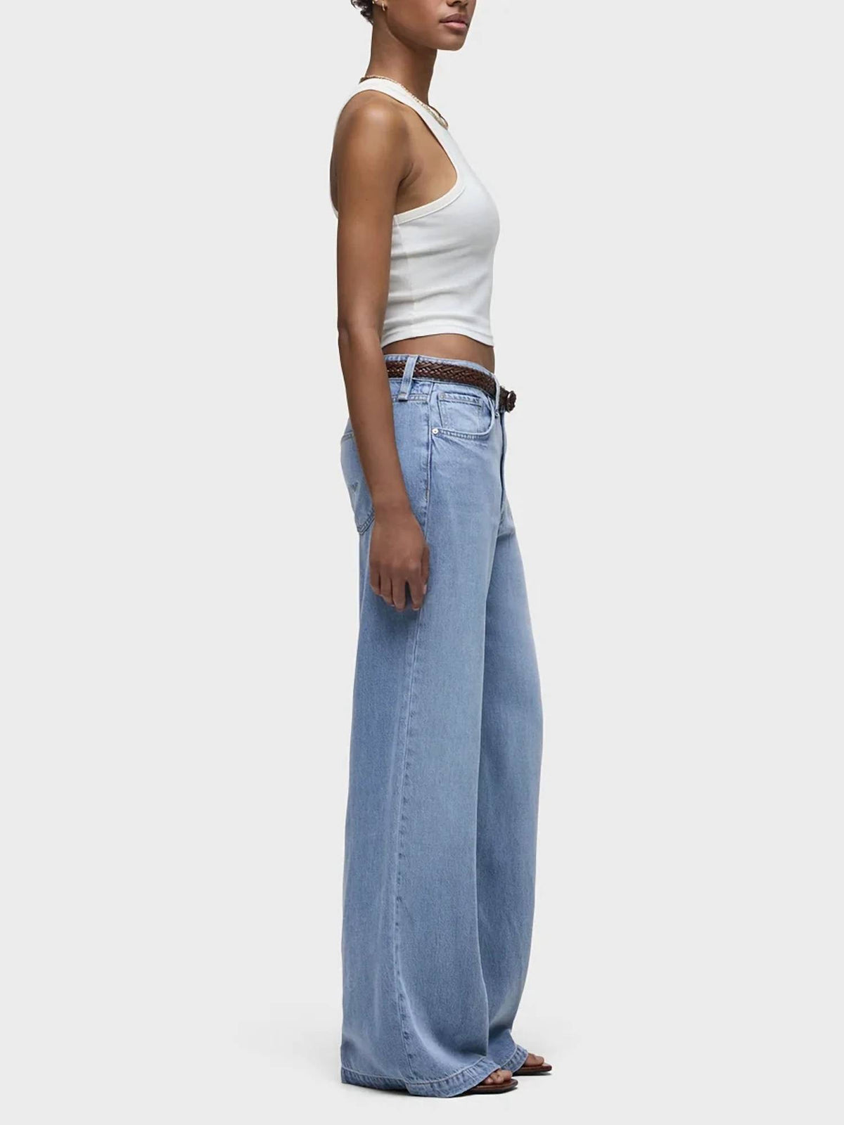 Hudson - Jodie Lightweight Loose Fit Wide Leg Jeans