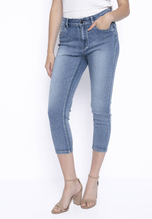 Picadilly - Bling Capri Jean