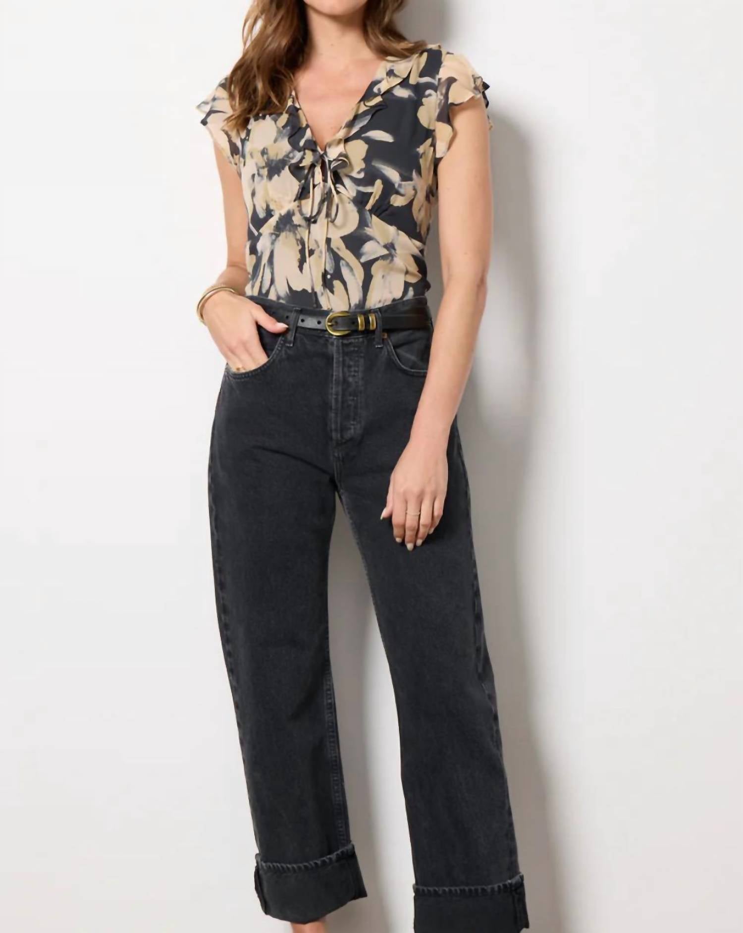 Rails - Carmine Cap Sleeve Top