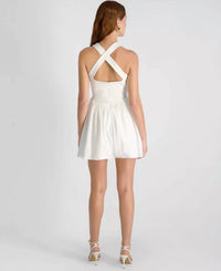 French Connection - Cleo Ponte Poplin Mini Dress