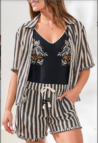 Tribal - Short Sleeve Button Front Shirt