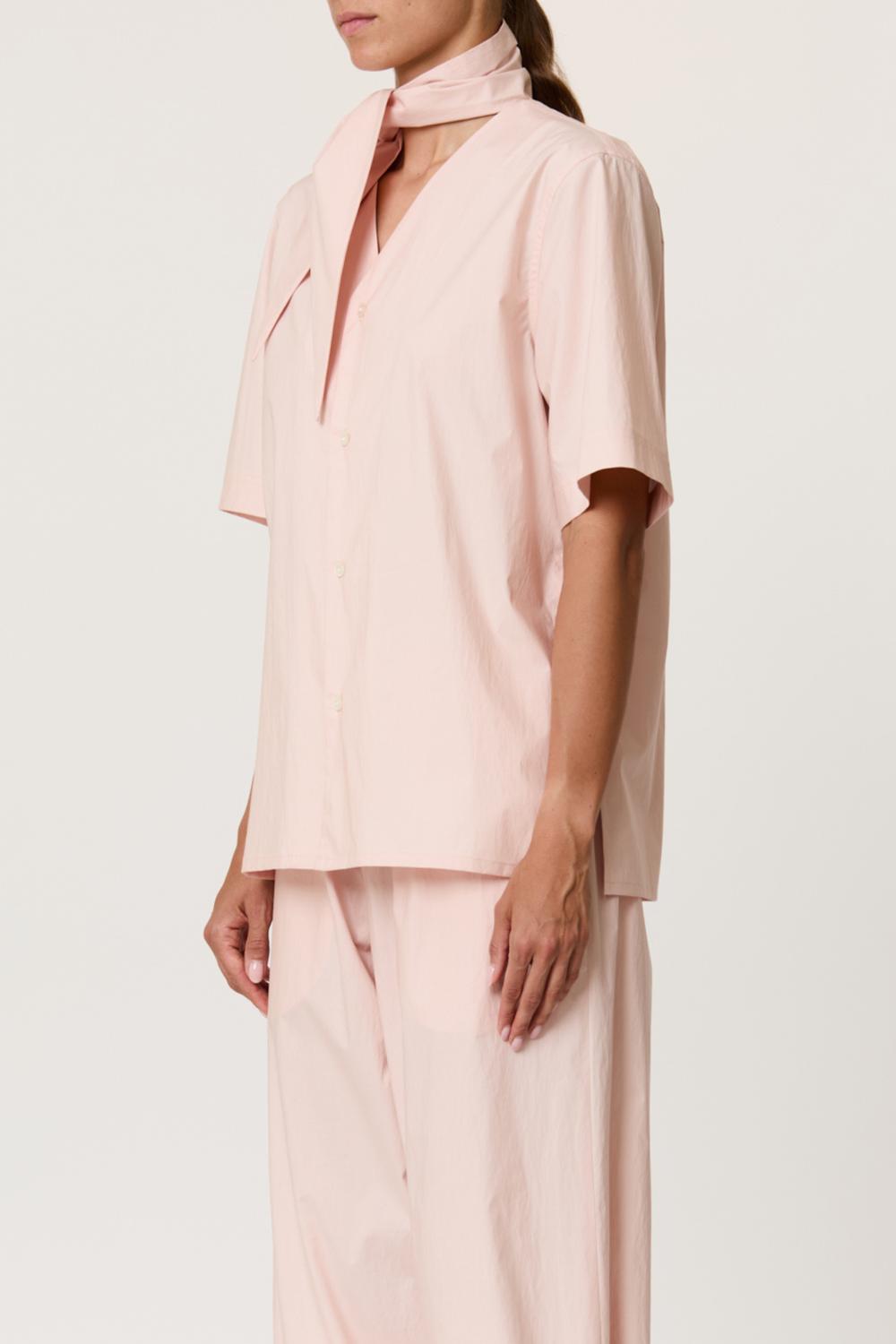 Plan C - Parachute Short Sleeve With Tie Top
