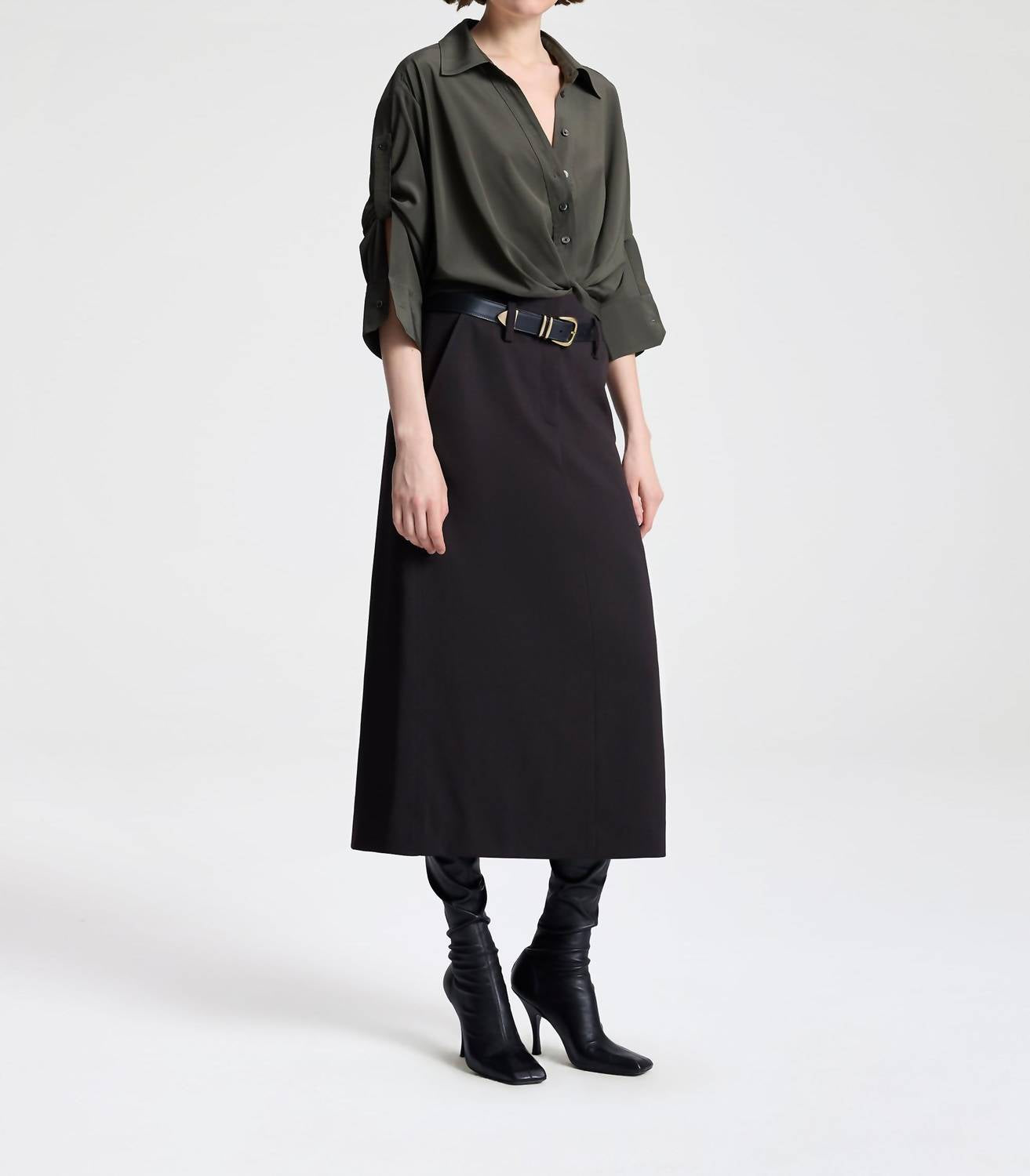 A.L.C. - Leo Silk Top