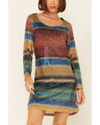 Tasha Polizzi - Sequin Lilianna Mini Dress