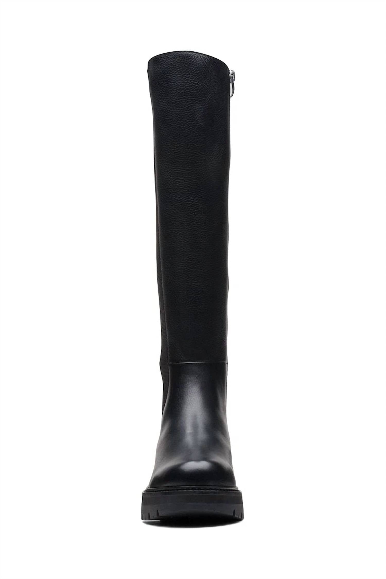 Clarks Women's Orianna Long Knee High Boot in black leather - women's shoe - view 5