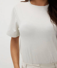 Esqualo - Samia Short Sleeve Wide Fit Lurex T-shirt