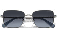 Swarovski - Women's Metal Crystal Embellishment Sunglasses