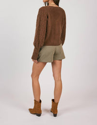Sadie & Sage - Sweeping Wind Button Front Cardigan