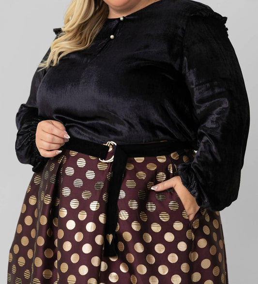 Emily Lovelock - Hazel Long Sleeve Top - Plus