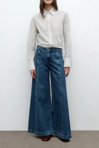 Twp - Dancing Mid Rise Ultra Wide Leg Jeans