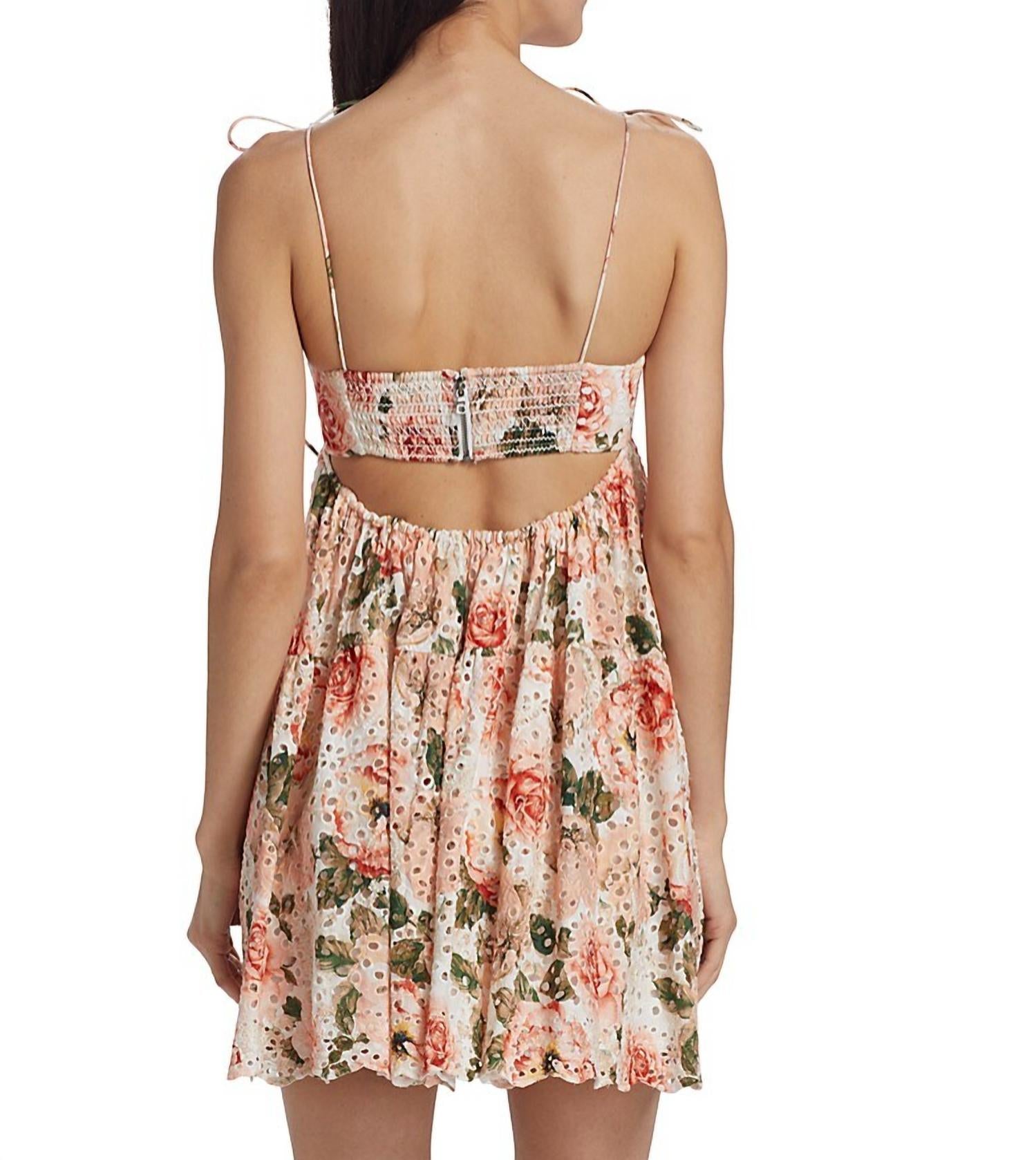 Lorelle Babydoll Tiered Mini Dress
