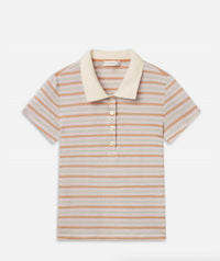 Frame - Striped Short Sleeve polo